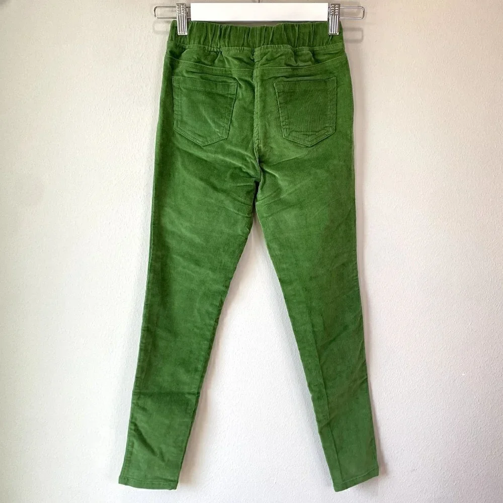 Mini Boden Corduroy Pants Green NWT 11